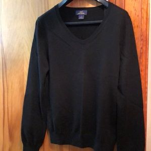 Women’s Black V-neck Sweater
